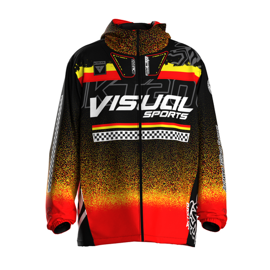 ROMPEVIENTOS JKT200 YELLOW NOISE VISUAL SPORTS 88 DIRT SERIES