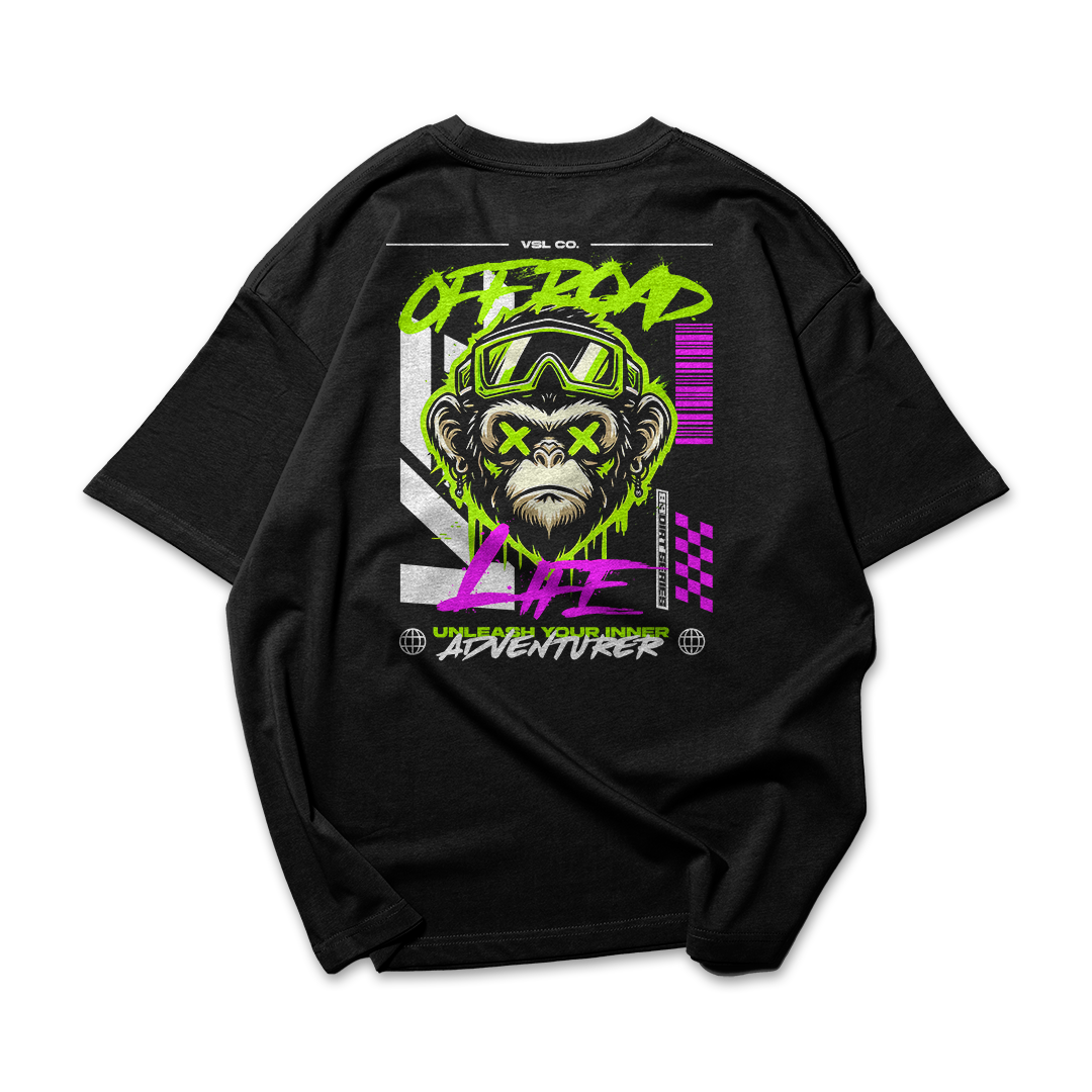 PLAYERA OVERSIZE CLASIC 100 ANGEL OFF ROAD LIFE 88 DIRT SERIES