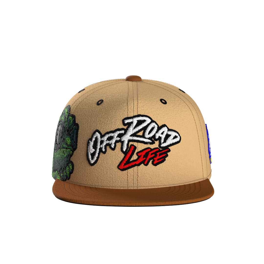 GORRA SNAPBACK PLANA OFF ROAD LIFE LIGHT COLOR 88 DIRT SERIES