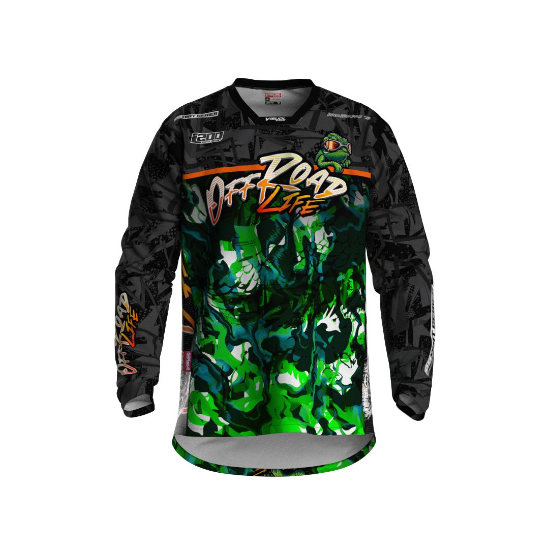 JERSEY L200 GREEN CHAMELEON 88 DIRT SERIES