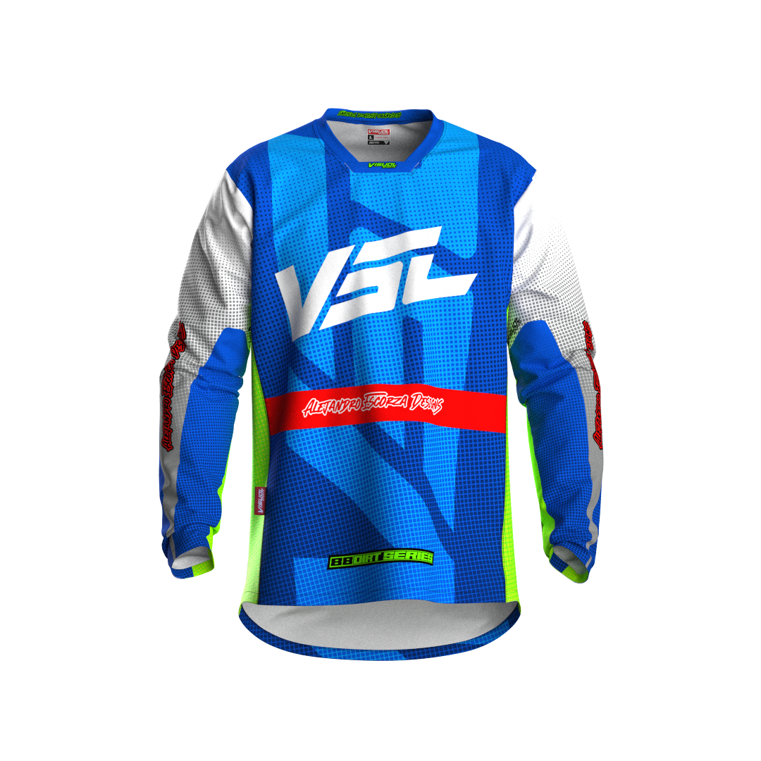 JERSEY L200 MID TONES BLUE 88 DIRT SERIES
