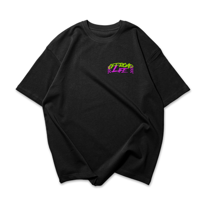 PLAYERA OVERSIZE CLASIC 100 ANGEL OFF ROAD LIFE 88 DIRT SERIES